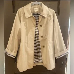 SEZANE CARTERジャケット Carter Jacket - Light Beige - Organic Cotton - Sézane